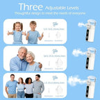 Digital Display Portable Personal Humidifier & Water Atomization for Adults Kids with Adjustable Rate Home Office Travel