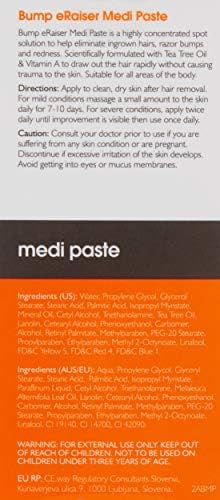 Medi Paste 1.0 fl oz — Concentrated Overnight Spot Treatment for Ingrown Hairs, Razor Bumps & Pimples | No Harsh Alcohol | Made in Australia