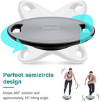EVERYMILE Wobble Balance Board, Exercise Balance Stability Trainer Portable Balance Board with Handle for Workout Core Trainer Physical Therapy & Gym No-Skid Surface