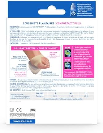 Epitact - Foot pads - 1 pair (M 39-41)