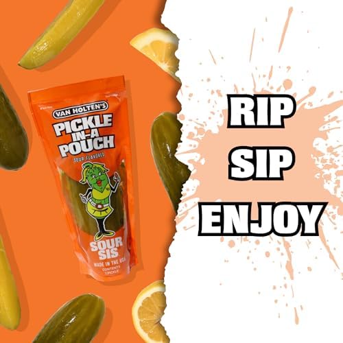 Van Holten's Pickles - Sour Sis Pickle-In-A-Pouch - 12 Pack