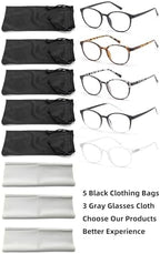 Blue Light Blocking Glasses Round Women Men Computer Glasses Anti Eye Strain/UV/Glare Gaming Glasses