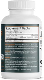 Bronson Vitamin D3 10,000iu (250mcg) Healthy Muscle Function and Immune Support, Non-GMO, 360 Tablets