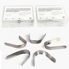 Dental Tofflemire Matrix Bands, M9 Dental Metal Restoration Matrix Bands for Premolar and Molar. (6.3mm, 0.03mm)