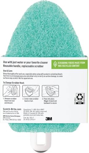 Scotch-Brite Non-Scratch Bathroom Scrub Brush Blue