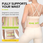 Back Brace for Men Lower Back, Ultra-Thin Back Support for Women, Lightweight Breathable Lumbar Support Pain Relief for Sciatica, Scoliosis, Herniated Disc (S)