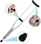 Replacement Crutch Pads and Hand Grips and Crutch Tips for Armpits Handle Cover and Foot Pad Crutches Accessories Kit 6 PCS