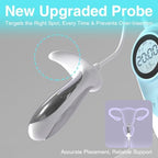 Pelvic Floor Muscle Trainer for Bladder Control with LCD Display,2-in-1 Incontinence Stimulation System & Massage Kegel Exerciser for Women,Adjustable Intensity & Ergonomic Safety Stopper