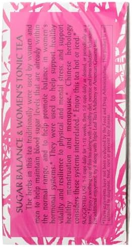 Sugar Balance Women's Tonic Tea, 20 Tea Bags (Pack of 6)