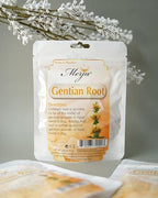 Merja Herbs Gentian Root Tea - Immune Support - Natural Caffeine Free - Ground & Loose Tea - 100% Natural & Premium Quality 40gr