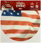Dekora, Edible USA Cake Decoration, Cake Toppers Decoration for 4th of July Birthday Decorations, Patriotic Independence Day Theme, For Fondant, Cream, Buttercream Coating, Sugar-Free, 7.8 In