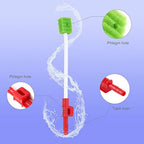 30Pcs Suction Oral Swabs- Disposable Suction Tube for ICU Patients Oral Cleaning Swabs Home Care Suction Sponge Stick