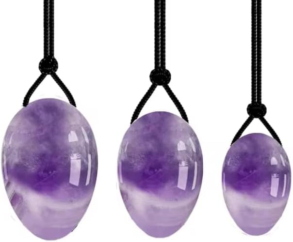 3PCS Natural Rose Quartz Yoni Women Kegel Exercise