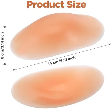 Silicone Shoulder Pads for Womens Clothing, Invisible Silicone Shoulder Pads Soft Anti-Slip Push-Up Pad for Dress & T -shirt & Sweater Reusable Boost Comfort and Posture