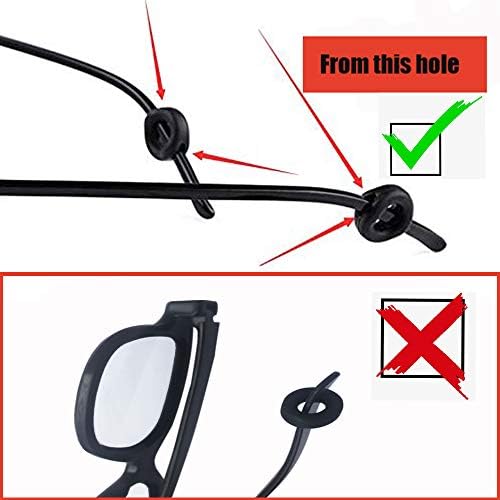 MOLDERP Glasses Ear Grip - Eyeglasses Temple Tip Sleeve Retainer,Anti-Slip Comfort Glasses Retainers For Spectacle Sunglasses Reading Eyewear, 12 Pairs (Black，Clear)