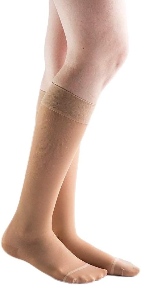 Actifi Women's Sheer 8-15 mmHg Compression Stockings, Knee High, Closed Toe, Mild Support