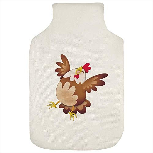 Azeeda 'Happy Chicken' Hot Water Bottle Cover (HW00011526)
