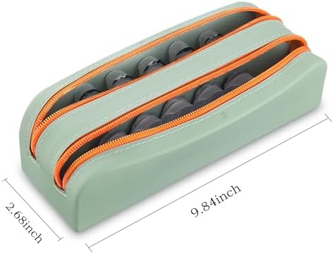 AITIME Portable Daily Contact Lens Organizer,Disposable Contact Lens Dispenser,Travel Color Contact Lens Storage Case Kit with Labeled R & L(Gery)
