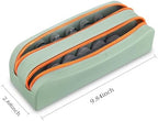 AITIME Portable Daily Contact Lens Organizer,Disposable Contact Lens Dispenser,Travel Color Contact Lens Storage Case Kit with Labeled R & L(Gery)