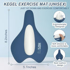 Kegel Exerciser for Men, Sit-On-Top Kegel Exerciser,Used for Bladder Support Tightening and strengthening Muscle Control Training, Endurance Muscle Recovery, and Kegel Relaxation Training（Blue）