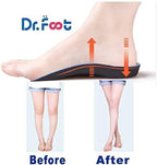 Dr. Foot's 3/4 Length Orthotics Insoles - Best Insoles for Corrects Over-Pronation, Fallen Arches, Fat Feet - Plantar Fasciitis, Heel Spurs and Other Foot Conditions -1 pair (S - W7-8.5 | M5.5-7)