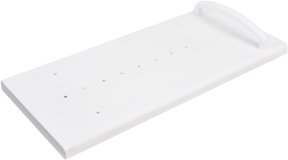 NRS Healthcare Myco Adjustable Bath/Shower Board, 66-76 cm with Handle