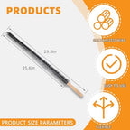 Fridge Coil Cleaning Brush,29.5Inch Long Handle Coil Brush for Fridge,Crevice Stanless Steel Cleaning Brush,Bendable,2Pack