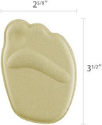 uxcell Lady Heels Forefoot Front Half Insoles Shoes Pad Cushion 2 Pairs Khaki