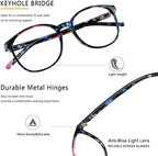 Vintage Round Progressive Multifocal Presbyopic Glasses, Photochromic Gray Sunglasses for Men Women Readers (+0.00/+2.50 Magnification)