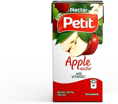 Petit Apple Nectar, 200 ml (Pack of 24) – Refreshing Fruit Beverage