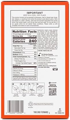 REESE'S NUTRAGEOUS Chocolate, Peanut Butter, Caramel and Peanut Candy Bars, 1.66 oz (18 Count)
