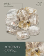 KALIFANO Tumbled Clear Quartz Bundle (300+ Carats) with Healing & Calming Effects - AAA+ High Energy Cuarzo Reiki Worry Crystal Used for Amplifying Energy and Clarity (Information Card Included)