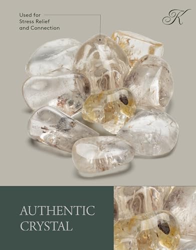 KALIFANO Tumbled Clear Quartz Bundle (300+ Carats) with Healing & Calming Effects - AAA+ High Energy Cuarzo Reiki Worry Crystal Used for Amplifying Energy and Clarity (Information Card Included)