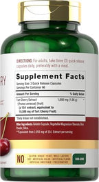 Carlyle Tart Cherry Capsules | 200 Pills | Max Potency | Non-GMO, Gluten Free | Tart Cherry Juice Extract