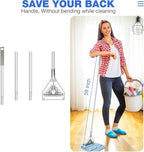 SOBONNE Commercial Mop Handle Heavy Duty,Industrial Metal Mop Stick Replacement for Home, Garage, Office, Workshop,Warehouse Floor Cleaning