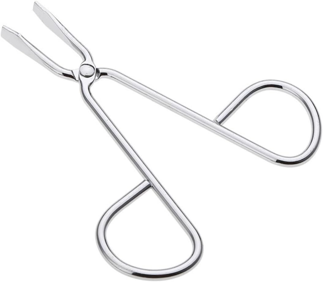 minkissy 1set Stainless Steel Eyebrow Tweezers for Women Clips for Makeup Use Lightweight -corrosive for Lash Extensions and Eyebrow Grooming Silver