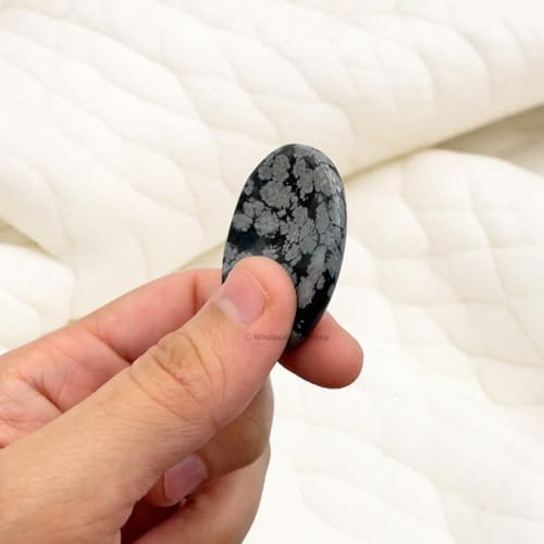GEMSCITE Thumb Worry Stones Metaphysical Gemstone Crystal Healing Reiki Men Women Gift FENG Shui Positive Energy Love Wellness Palm Stones Wicca Powerful