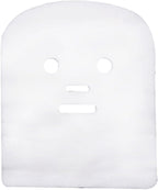Khakho 100Pcs Gauze Facial Mask,Cotton Gauze for Facial Spa, White Net Face Gauze Skin Care Facial Paper Sheet (White)