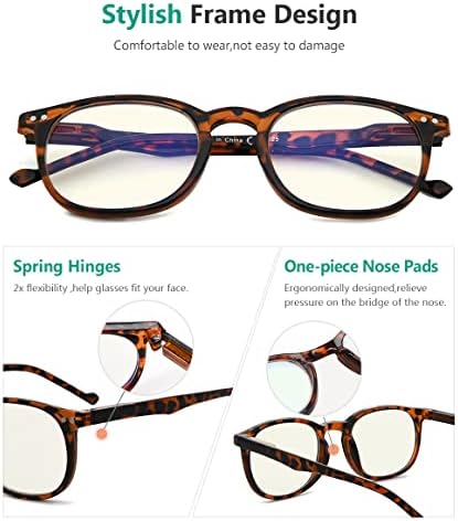 Eyekepper Blue Light Blocking Reading Glasses for Men Women Vintage Readers