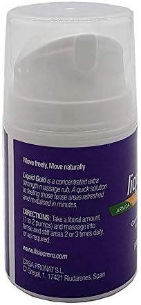 Fisiocrem Liquid Gold - Concentrated Massage serum for Tense and Stiff Areas, Double Strength = Double fisiocrem Actives - 50 ml (Pack 2 Units)