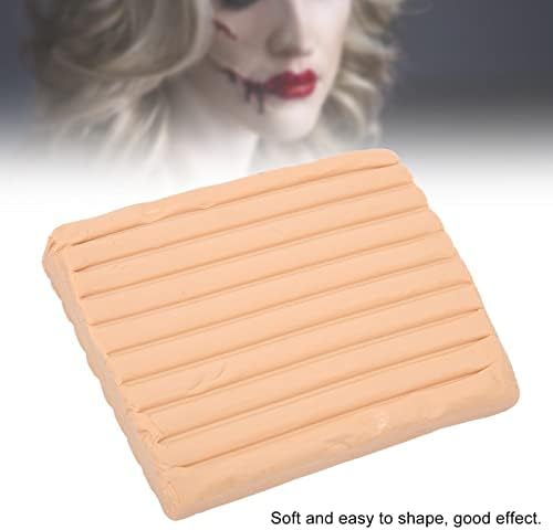 Modeling Clay, ANGGREK Scars Makeup Wound Effect Cosmetic Clay Sculpture Clay Modeling Flesh Colored Face Sculpting for Sculpting and Coating Film and Television