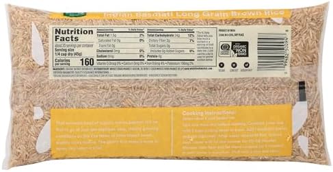 365 by Whole Foods Market Organic Brown Basmati Indian Rice, 32 OZ