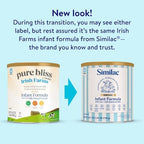 Similac Irish Farms, Easy-to-Digest Baby Formula, Infant Formula, 0-12 Months, 24.7-oz Can
