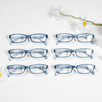 Eyekepper 6-pack Ladies Reading Glasses Stylish Women Readers - Blue +0.50