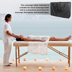 Massage Tables Carry Bag - Portable Folding Spa Bed Shoulder Bag, Waterproof 600D Oxford Cloth Massage Bed Salon Beauty Couch Carrying Case