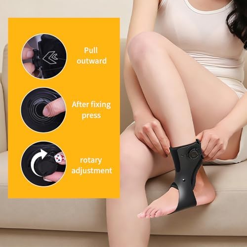 Laway Upgrade AFO Foot Drop Brace - Ankle Stabilizing Orthosis for Neurological Recovery, Men/Women Gait-Improving Brace, Shoe-Compatible, Stabilizes Ankles & Aids Post-Injury Rehab(Right, Small)