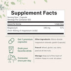 Magnesium Oxide 400mg, 500 Capsules | Elemental Form for Max Concentration | Supports Calm, Muscle & Nerve Health | Non-GMO