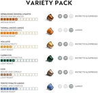 Nespresso Capsules Original Line, Ispirazione Espresso Variety Pack, Medium Roast Espresso Coffee, 100 Count Espresso Coffee Pods