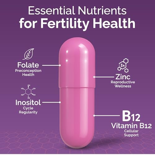 CONCEIVE PLUS Womens Fertility Support – Prenatal Multivitamin for Trying to Get Pregnant – Conception Blend, Hormonal Balance, Folate, Zinc, Thiamin, Riboflavin, Biotin – Non-GMO, Vegan – 30 Days