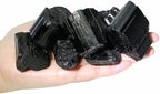 Raw Black Tourmaline Crystals Bulk, Real Gemstones and Crystals, Rocks and Minerals, Healing Crystals, Quartz Crystals and Healing Stones, Cuarzos Originales De Energia Y Piedras(1LB)